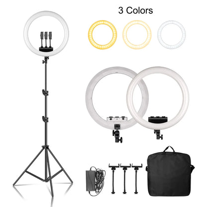 18 Inch Led Ring Light Large Selfie Ring Light Remote Control Photography for Youtube Makeup Video Light for Phone