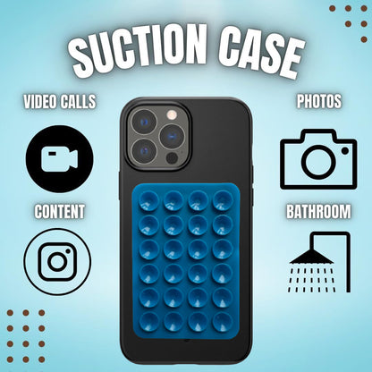 Suction Cup Phone Case Mount Silicone Adhesive Accessory Hands-Free Holder