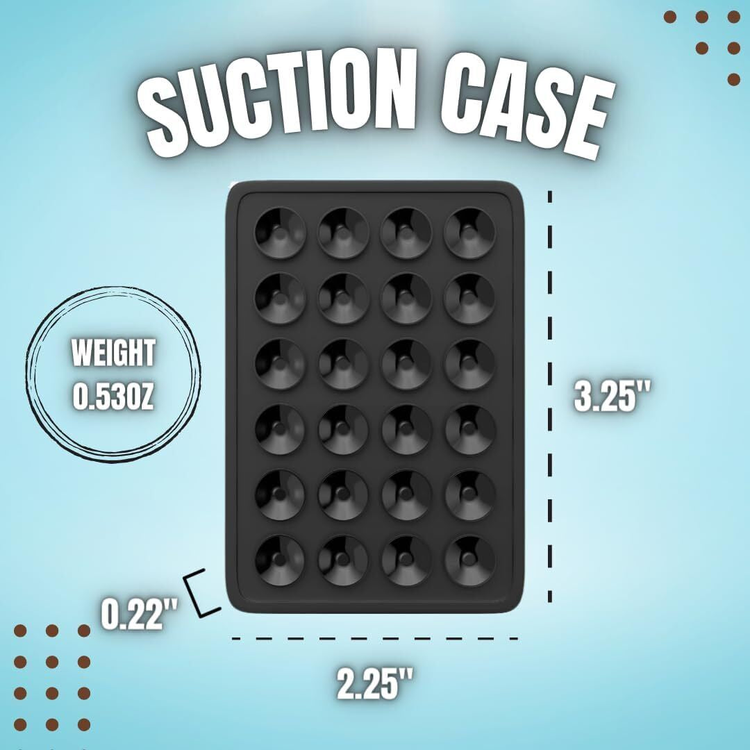 Suction Cup Phone Case Mount Silicone Adhesive Accessory Hands-Free Holder