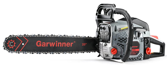 Gas Chainsaw 20'' 2-Stroke 62CC Cordless Chainsaw 6220G for Farm, Garden and Ranch for Cutting Wood