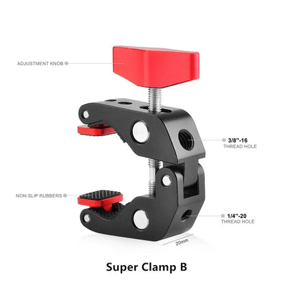 New 32Inch Magic Arm Phone Stand for Mobile Phone Camera Flexible Articulated Arm Bracket Wall Mount Desk Clamp Tablet Webcam