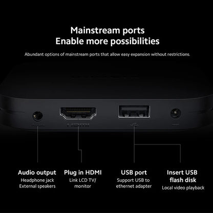 Global Version  Mi TV Box S 2Nd Gen 4K Ultra HD BT5.2 2GB 8GB Google TV Google Assistant Smart TV Box