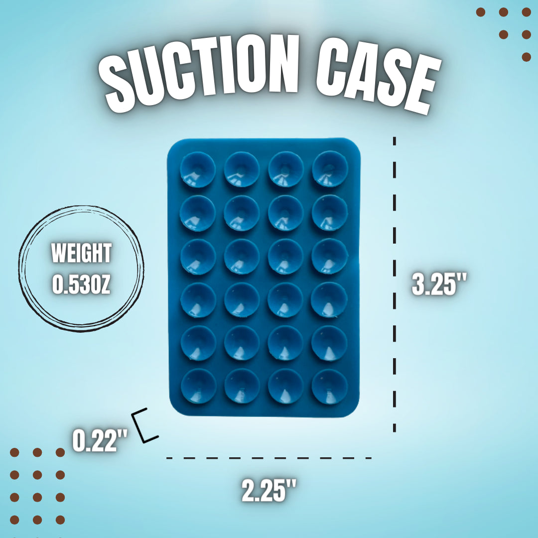 Suction Cup Phone Case Mount Silicone Adhesive Accessory Hands-Free Holder